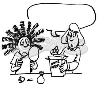 Perm Hairdo Going Wrong