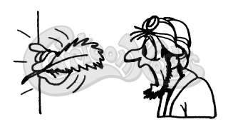 Man Shocked While Writing On The Wall