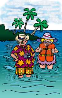Retired Couple On Vacation