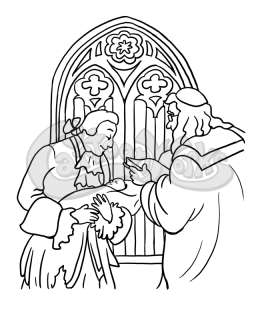 Historic Priest Reads Scripture Over Baby